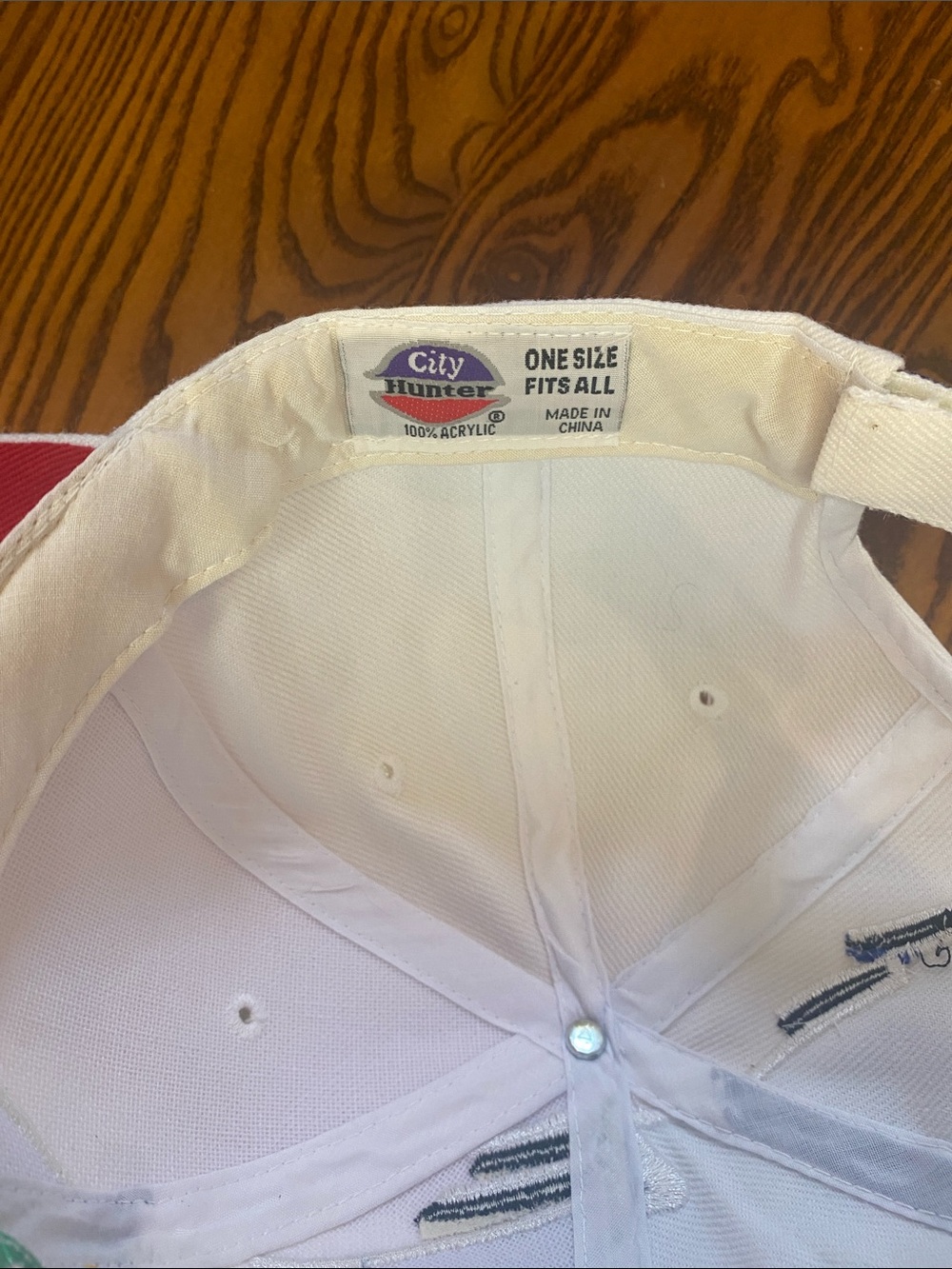 Colorblock Embroidered Baseball Cap with Multicolor Lettering  - Puerto Rico - Picture 2 of 10